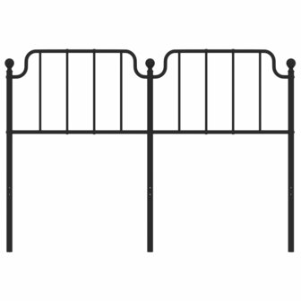 Hoofdbord 160 cm metaal zwart 3