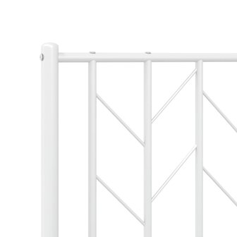 Hoofdbord 75 cm metaal wit 6