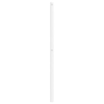 Hoofdbord 100 cm metaal wit 5