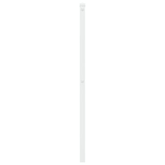 Hoofdbord 75 cm metaal wit 5