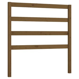 Hoofdbord 96x4x100 cm massief grenenhout honingbruin 2