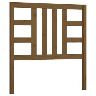 Hoofdbord 81x4x100 cm massief grenenhout honingbruin 2