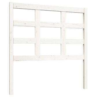 Hoofdbord 95,5x4x100 cm massief grenenhout wit 2