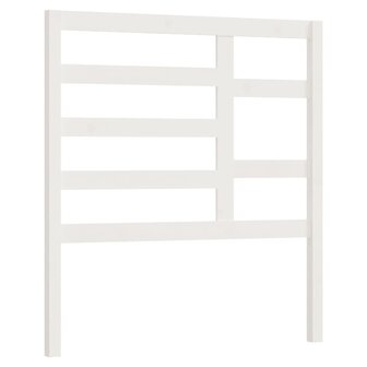 Hoofdbord 96x4x104 cm massief grenenhout wit 2