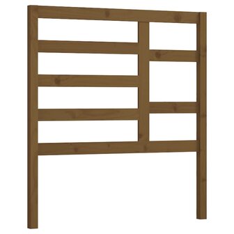 Hoofdbord 106x4x104 cm massief grenenhout honingbruin 2