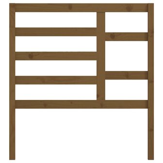 Hoofdbord 106x4x104 cm massief grenenhout honingbruin 4