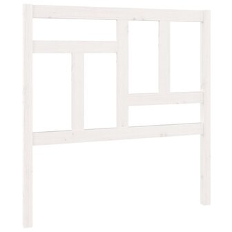 Hoofdbord 95,5x4x100 cm massief grenenhout wit 2