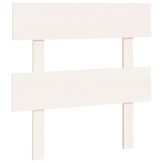 Hoofdbord 93,5x3x81 cm massief grenenhout wit 2