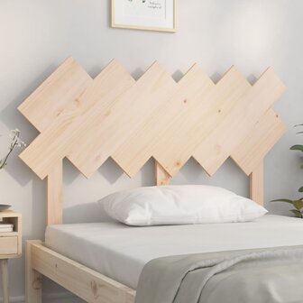 Hoofdbord 122,5x3x80,5 cm massief grenenhout 3