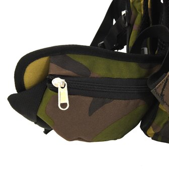 Wandelrugzak 80 L camouflage oxford stof groen 5