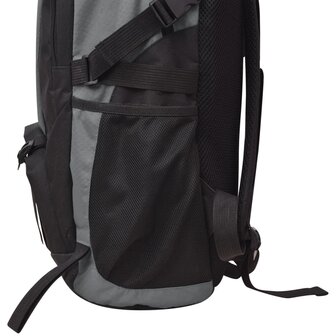 Hikingrugzak 40 L zwart en grijs 5
