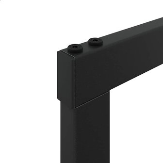 Haardhoutrek 110x30x61 cm staal zwart 9