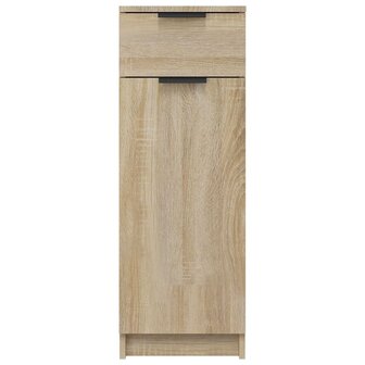Badkamerkast 32x34x90 cm bewerkt hout sonoma eikenkleurig 6