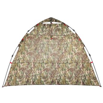 Tent 4-persoons snelontgrendeling camouflage 7