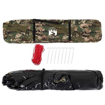 Tent 4-persoons snelontgrendeling camouflage 9