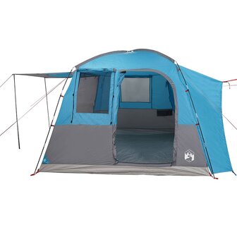 Autotent 4-persoons waterdicht blauw 6
