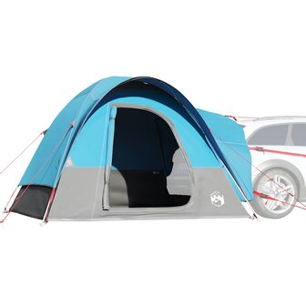 Autotent 4-persoons waterdicht blauw 1