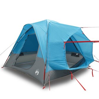 Autotent 4-persoons waterdicht blauw 2