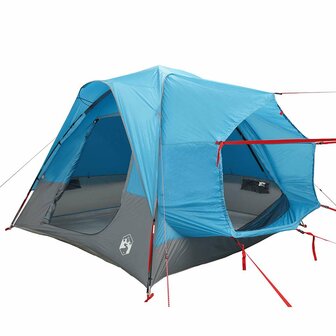 Autotent 4-persoons waterdicht blauw 3