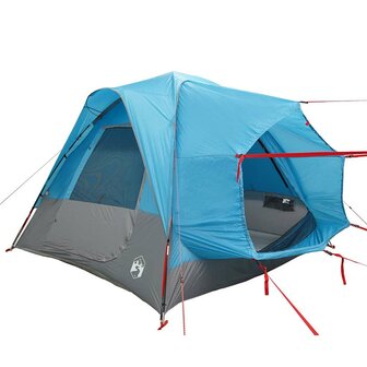 Autotent 4-persoons waterdicht blauw 5