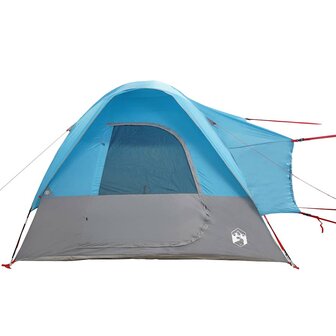Autotent 4-persoons waterdicht blauw 6