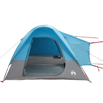 Autotent 4-persoons waterdicht blauw 7