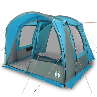 Autotent 4-persoons waterdicht blauw 2