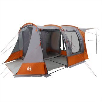 Autotent waterdicht grijs en oranje 4