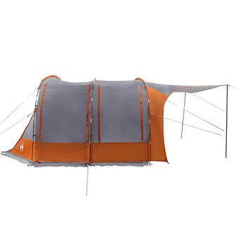Autotent waterdicht grijs en oranje 7