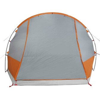 Autotent 2-persoons waterdicht grijs en oranje 9
