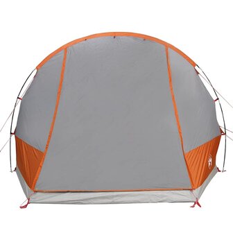 Autotent 2-persoons waterdicht grijs en oranje 8