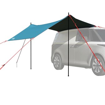 Autotent waterdicht blauw 1