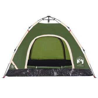 Tent 3-persoons snelontgrendeling groen 6