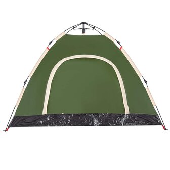 Tent 3-persoons snelontgrendeling groen 9