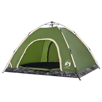 Tent 4-persoons snelontgrendeling groen 4