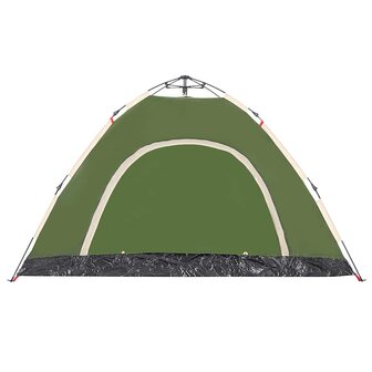 Tent 4-persoons snelontgrendeling groen 9