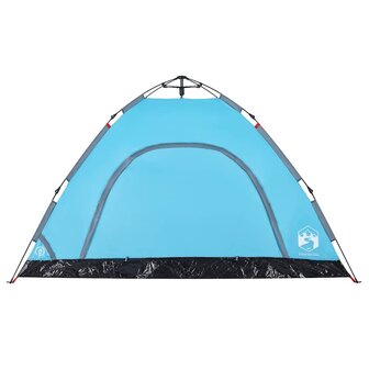 Tent 4-persoons snelontgrendeling blauw 7