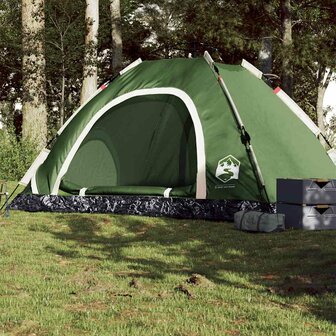 Tent 5-persoons snelontgrendeling groen 1