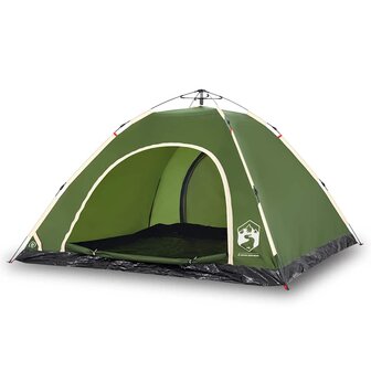 Tent 5-persoons snelontgrendeling groen 2