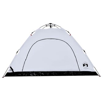 Tent 5-persoons snelontgrendeling verduisterende stof wit 6