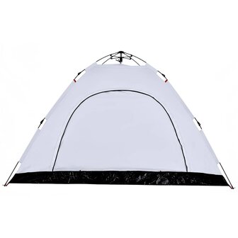 Tent 5-persoons snelontgrendeling verduisterende stof wit 9