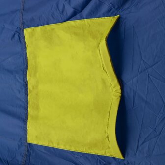 Tent 9-persoons polyester blauw en geel 6