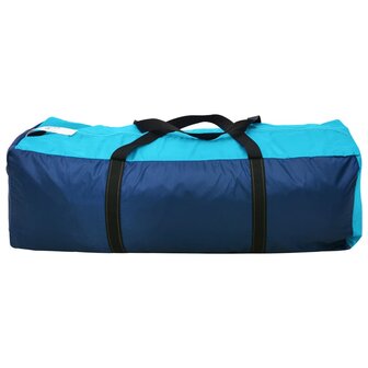 Tent 6-persoons blauw en lichtblauw 9