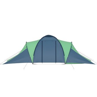 Tent 6-persoons blauw en groen 4