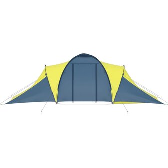 Tent 6-persoons blauw en geel 4