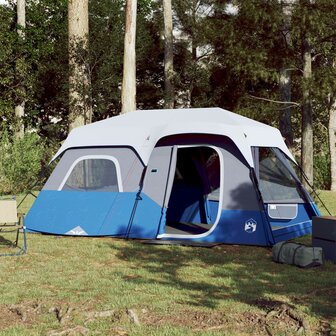 Tent 9-persoons waterdicht met LED lichtgroen 1