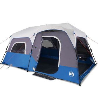 Tent 9-persoons waterdicht met LED lichtgroen 2