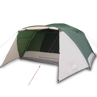 Tent met luifel 4-persoons waterdicht groen 2