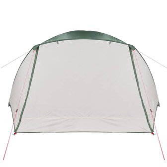 Tent met luifel 4-persoons waterdicht groen 6