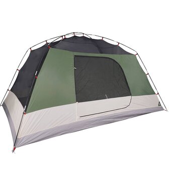 Tent met luifel 4-persoons waterdicht groen 8